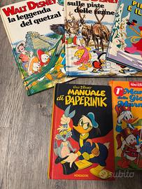 Lotto 7 libri illustrati vintage Disney e classici