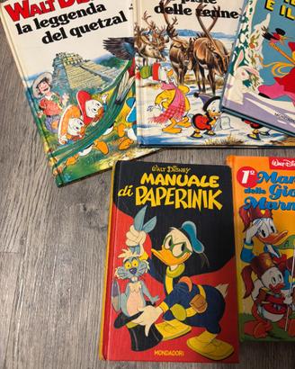 Lotto 7 libri illustrati vintage Disney e classici