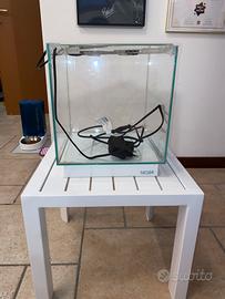 ACQUARIO NEWA BIANCO CON COPERCHIO KIT LUCE