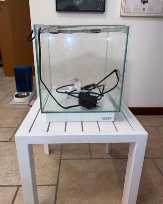 ACQUARIO NEWA BIANCO CON COPERCHIO KIT LUCE