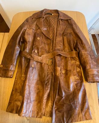 Cappotto Imperial Vintage in vera pelle