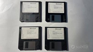 Floppy Disk installazioen MS DOS 6.22 (1, 2, 3, 4)