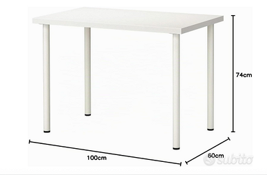 Scrivania/Tavolo IKEA LINNMON bianco – €20