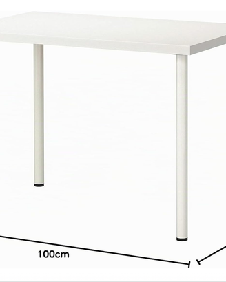 Scrivania/Tavolo IKEA LINNMON bianco – €20