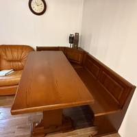 Tavolo +panca angolare
