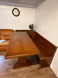 Tavolo +panca angolare
