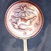 padellina con segno zodiacale Capricorno in rame