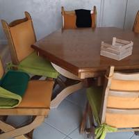 Arredamento cucina con tavolo 6 sedie