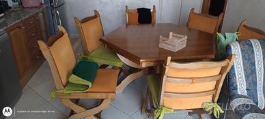 Arredamento cucina con tavolo 6 sedie