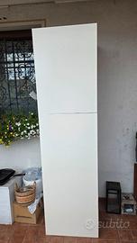 armadio verticale 2 ante 5 ripiani