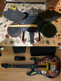 Bundle Guitar Hero World Tour per Xbox 360 e PC– C
