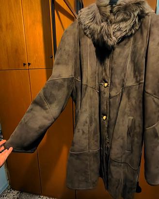 Vero montone Conbipel cappotto giaccone shearling