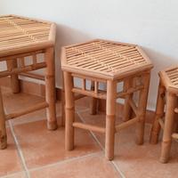 Tavolini in bambù 