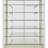 6 Vetrine Espositive in Vetro e Alluminio SCONTATE