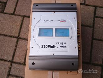 amplificatore AUTO INTERCONTI con VU-METER  			