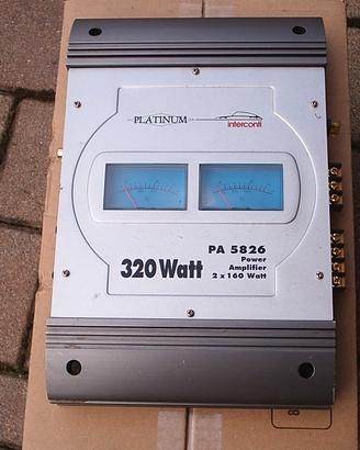 amplificatore AUTO INTERCONTI con VU-METER