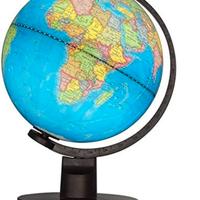 Lampada LED con mappamondo terrestre, mappa geogra