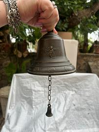 CAMPANA D’EPOCA IN BRONZO/OTTONE PESANTE
