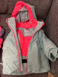 Tuta da sci bambina 3-4 anni (91-104 cm)