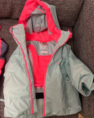 Tuta da sci bambina 3-4 anni (91-104 cm)