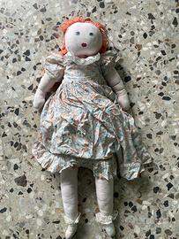 Coppia bambole di pezza Vintage anni 80/90