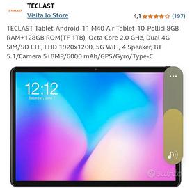 Tablet teclast Android con cover 