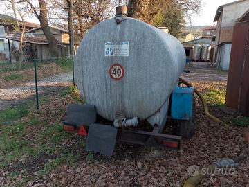 carrobotte per trasporto e spandimento acqua