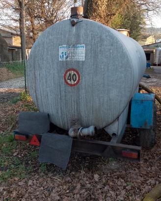 carrobotte per trasporto e spandimento acqua