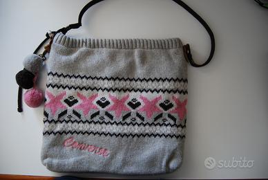 NUOVO sacca borsa Converse All Star lana