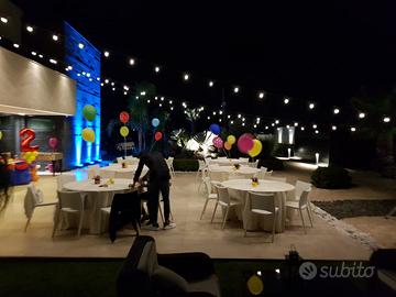Luci led giardino gazebo illuminazione luce calda