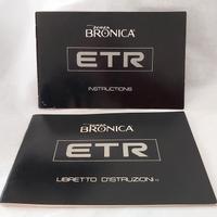 Libretti istruzioni per Zenza Bronica ETR 