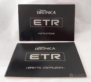Libretti istruzioni per Zenza Bronica ETR 