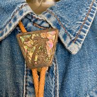 Cravatta bolo vintage origine Messico