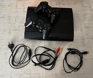 PlayStation 3 super slim originale + 2 controller