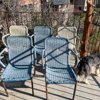 Sedie originali ferro anni 50