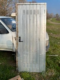 Porta in alluminio da cantina