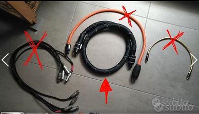 Cavi hi end audio alimentazione segnale XLR