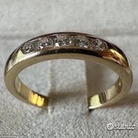 ANELLO DAMIANI VINTAGE ORO GIALLO 18kt. E DIAMANTI