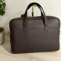 Borsa per pc in vera pelle made in italy