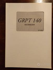 piano tastiera Bachmann GRPT 140 Gem Manuale ita