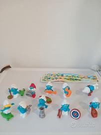 Serie Kinder Ferrero completa Puffi Sportivi 2001