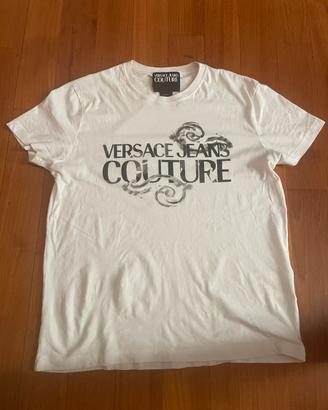 maglia versace jeans couture bianca