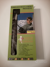 Wireless self camera monopod - nuovo