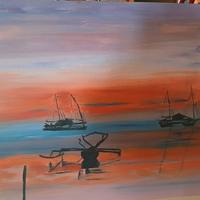 dipinto su compensato