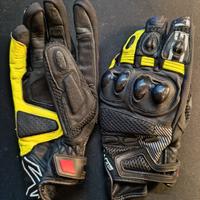 Guanti moto in pelle con rinforzi tg.M CEE