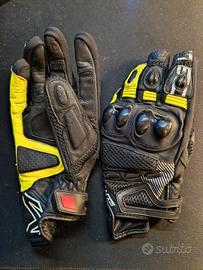 Guanti moto in pelle con rinforzi tg.M CEE