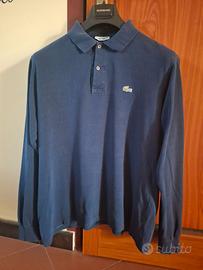 Polo blu Lacoste | taglia M | 100% cotone
