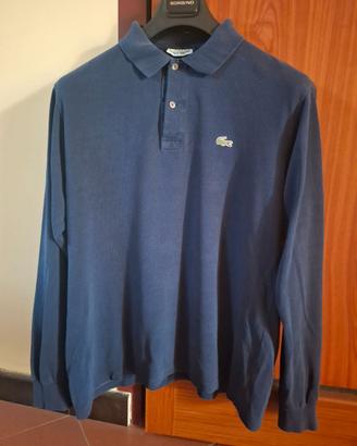 Polo blu Lacoste | taglia M | 100% cotone
