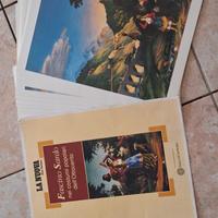 Raccolta 16 schede costumi sardi 800