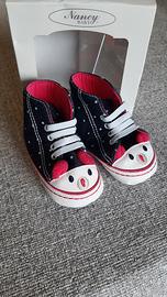 scarpine numero 18 neonata jeans 